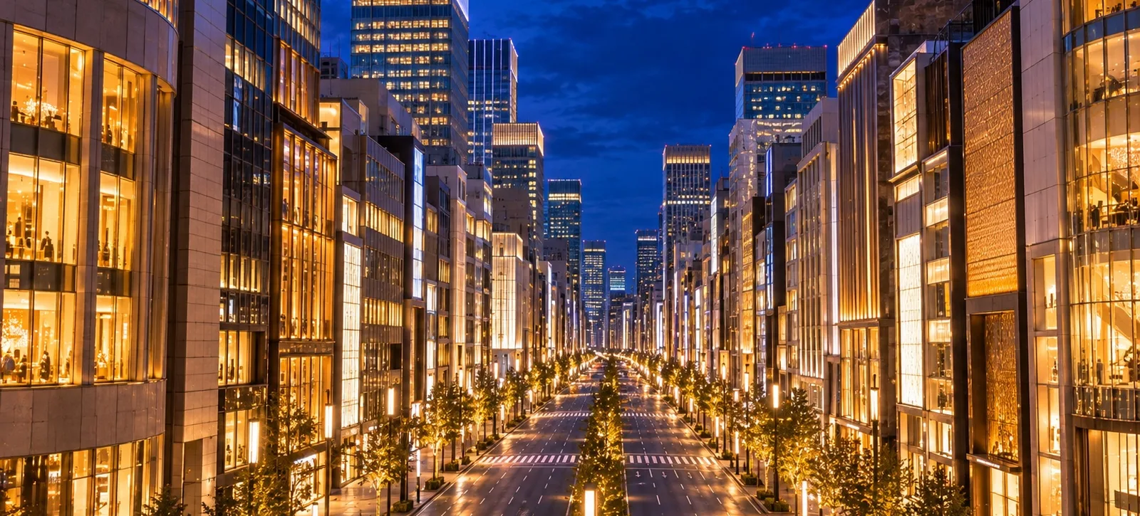 銀座の街並み