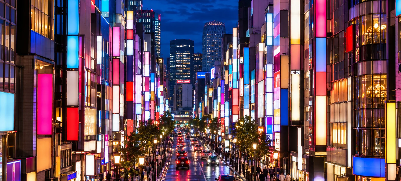 歌舞伎町の街並み