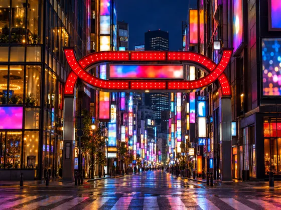 新宿の街の写真