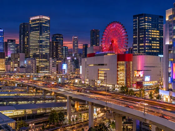 梅田の街の写真