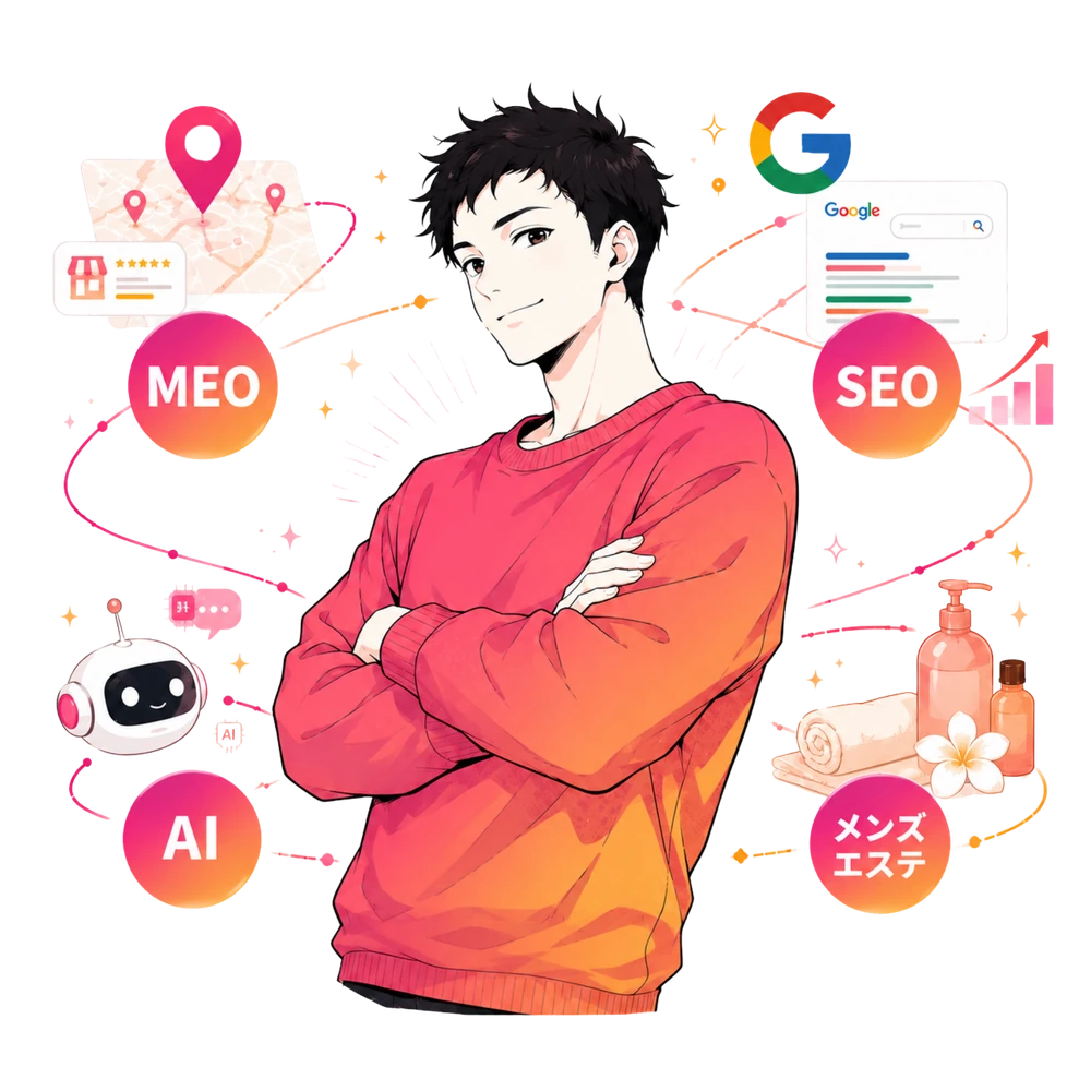 MEO・SEO・AI・メンズエステ 4つの強み