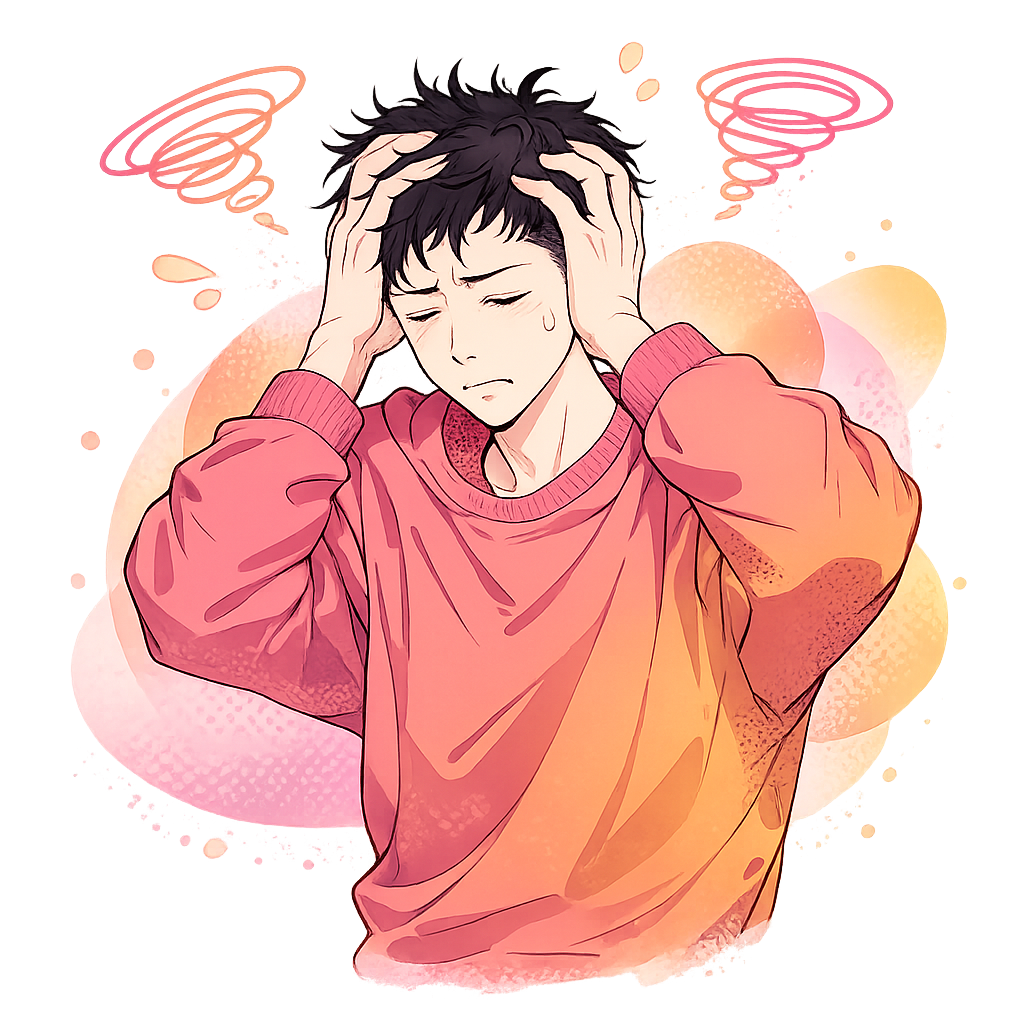 お悩みイラスト